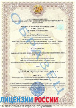 Образец разрешение Шумиха Сертификат ISO 50001
